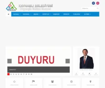 Kaynasli.bel.tr(Kaynaşlı Belediyesi) Screenshot