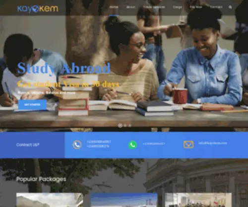 Kayokem.com(Experience the World Of International Travels) Screenshot