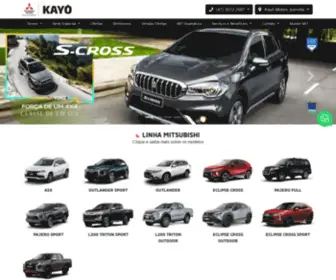 Kayomotors.com.br(Home Mitsubishi) Screenshot