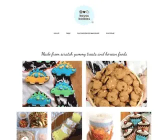 Kayoskookies.com(Handmade) Screenshot