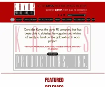 Kayosproductions.com(Kayos Productions) Screenshot