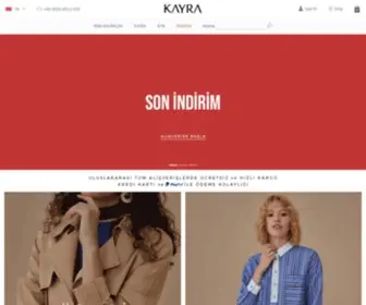 Kayra.com.tr(Şık ve Tarz Kadın Giyim Modası Öncüsü) Screenshot
