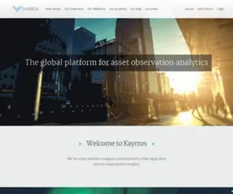 Kayrros.com(Disruptive Analytics for Energy Markets) Screenshot
