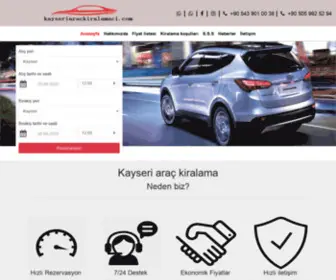 Kayseriarackiralamaci.com(Kayseri) Screenshot