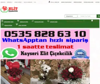 Kayserielitcicekcilik.com(Kayseri çiçek satışı) Screenshot