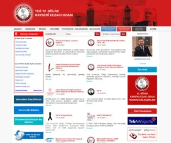 Kayserieo.org.tr(Kayseri Eczac) Screenshot