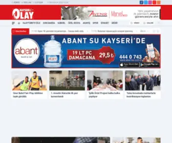 Kayseriolay.com(Kayseri Olay Haber) Screenshot