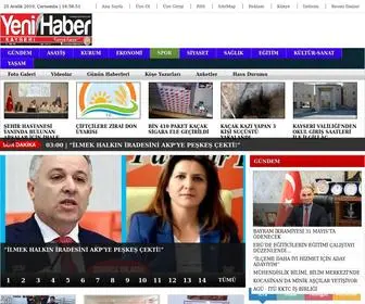 Kayseriyenihaber.com(Kayseri Yeni Haber) Screenshot