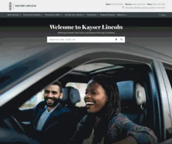 Kayserlincoln.com(New Vehicles) Screenshot