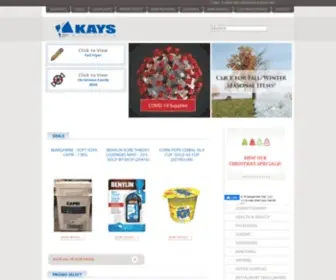 Kayswholesale.ca(Kays Wholesale Inc) Screenshot