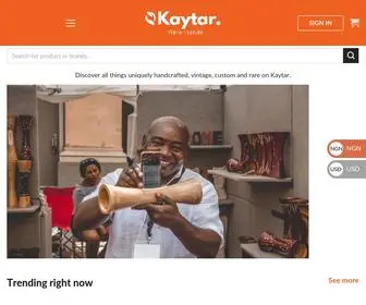 Kaytar.ng(Online shopping for everything handmade) Screenshot