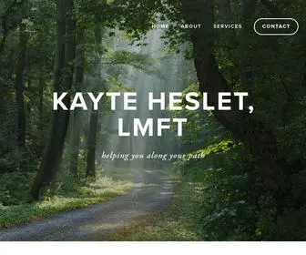 Kaytetherapy.com(Kayte Heslet) Screenshot