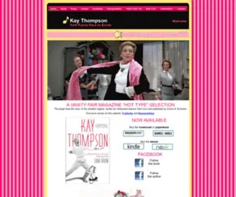 Kaythompsonwebsite.com(Kay Thompson Website) Screenshot