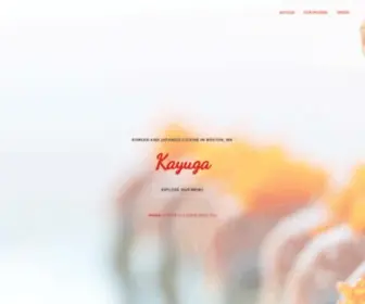 Kayuga.com(Japanese Food) Screenshot