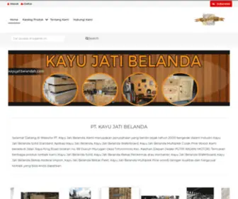 Kayujatibelandah.com(PT. Kayu Jati Belanda) Screenshot