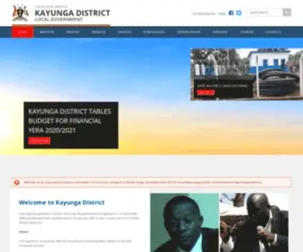 Kayunga.go.ug(LOCAL GOVERNMENT) Screenshot