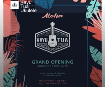 Kayutuaukulele.com(KAYU TUA UKULELE) Screenshot