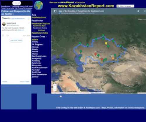 Kazachstanreport.com(Kazachstan Report) Screenshot
