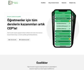 Kazanimcepte.com(Kazanım Cepte) Screenshot