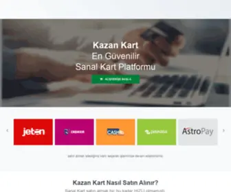 Kazankart.com(Sanal kartlar) Screenshot