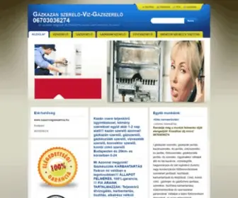 Kazanvizgazszerviz.hu(Nonstop, 0) Screenshot