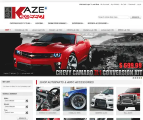 Kaze-Speed.com(Parts & Accessories) Screenshot