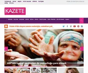 Kazete.com.tr(Kadın Gazetesi) Screenshot