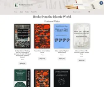 Kazi.org(Foremost Source of Books on Islam and Muslims) Screenshot