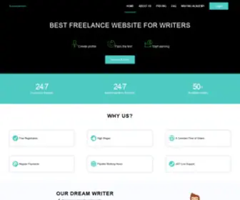 Kaziborawriters.com(BEST FREELANCE WEBSITE FOR WRITERS) Screenshot