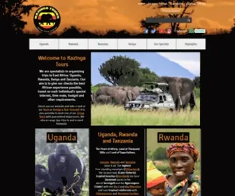 Kazingatours.com(Kazinga Tours and Safaris) Screenshot