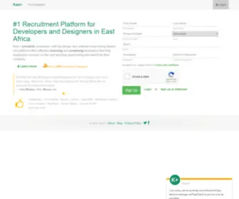 Kaziplus.com(Redefining Recruitment) Screenshot