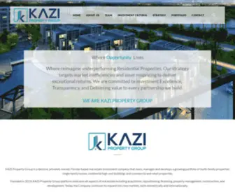 Kazipropertygroup.com(KAZI PROPERTY GROUP) Screenshot