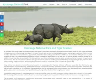 Kaziranga-National-Park.com(Kaziranga National Park & Tiger Reserve Assam) Screenshot