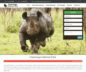 Kaziranganationalpark-India.com(Kaziranga National Park) Screenshot