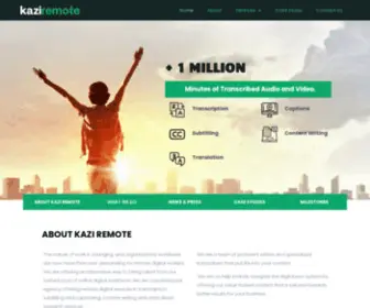 Kaziremote.com(Kazi Remote) Screenshot