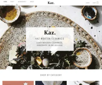 Kazmorton.com.au(Contemporary Ceramics) Screenshot