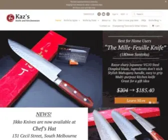 Kazsknifeonline.com.au(Sakai Jikko) Screenshot