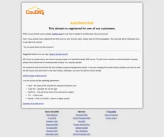 Kazuhair.club(DNS MX record) Screenshot