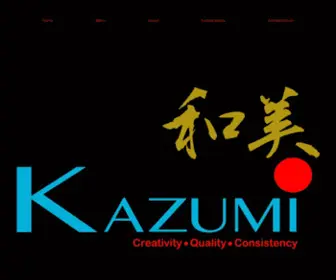 Kazumisushi.com(Portland Sushi) Screenshot