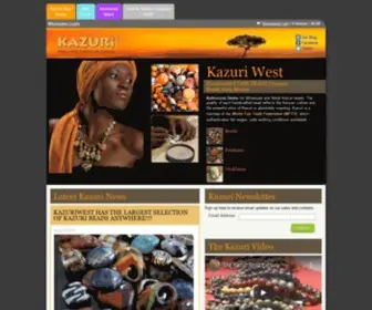 Kazuriwest.com(Kazuri West) Screenshot