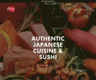 Kazus-Sushi.com(Kazu's Sushi) Screenshot