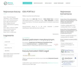 Kazusyprawne.pl(Kazusy prawne) Screenshot
