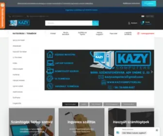 Kazycomputers.hu(Szerviz és kereskedés) Screenshot