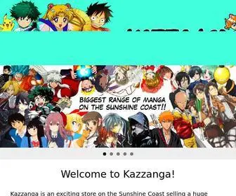 Kazzanga.com(Buy Manga Online Australia) Screenshot