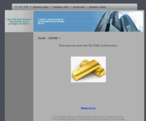 KB-Gold-Benelux.eu(Placements en or) Screenshot
