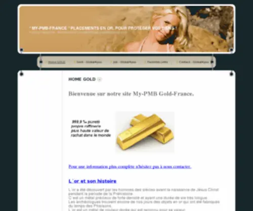 KB-Gold-France.eu(Placements en or) Screenshot