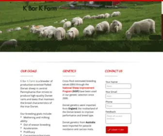 Kbarkfarm.com(K Bar K Farm) Screenshot