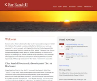 KbarranchiiCDD.org(Community Development District) Screenshot