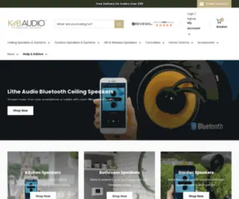 Kbaudio.co.uk(Bluetooth Ceiling Speakers) Screenshot