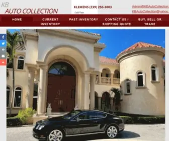 Kbautocollection.com(KB Auto Collection) Screenshot